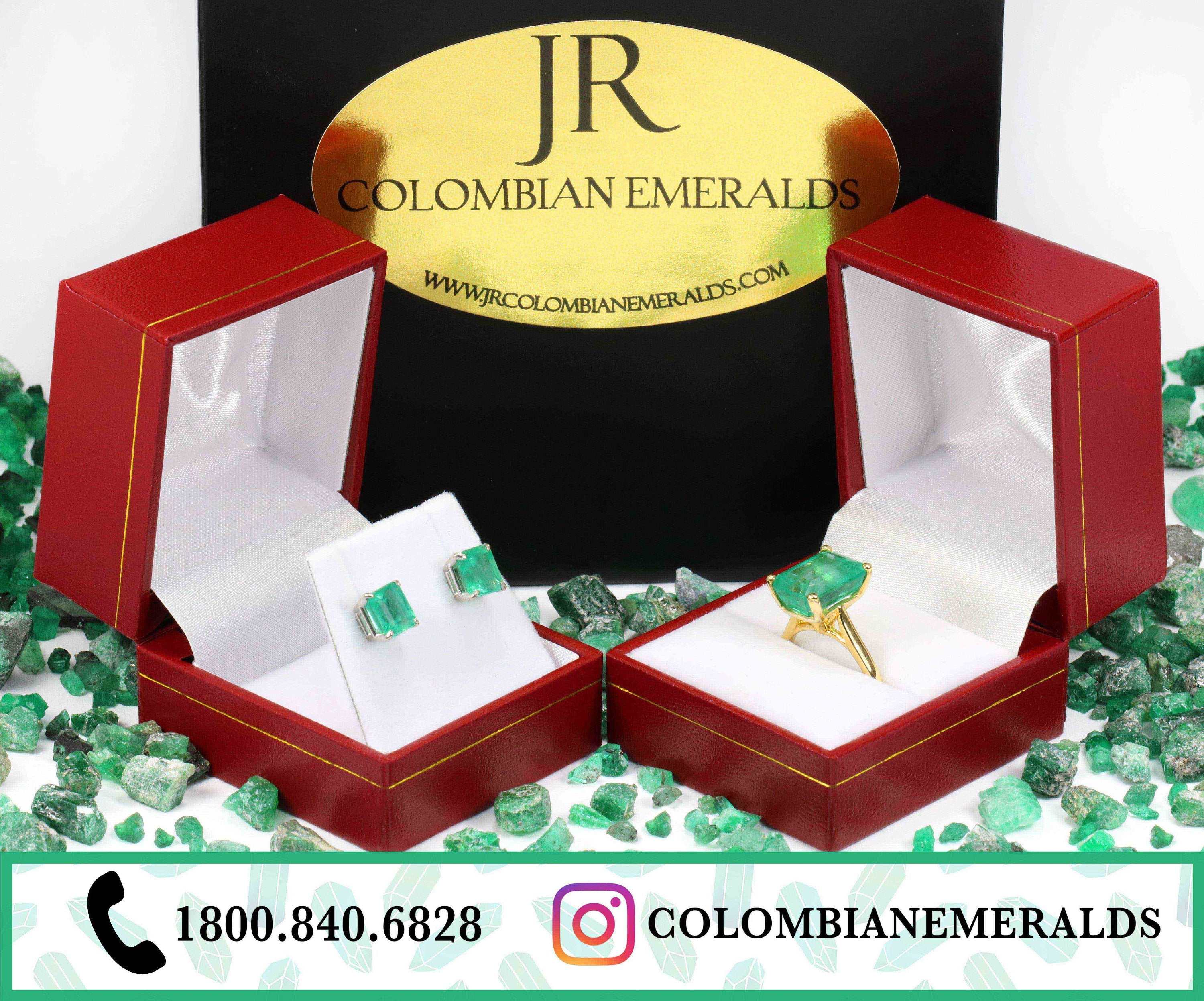 4.09tcw Light Green Emerald Oval Cut Stud Earrings May Birthstone 14K - Image 10