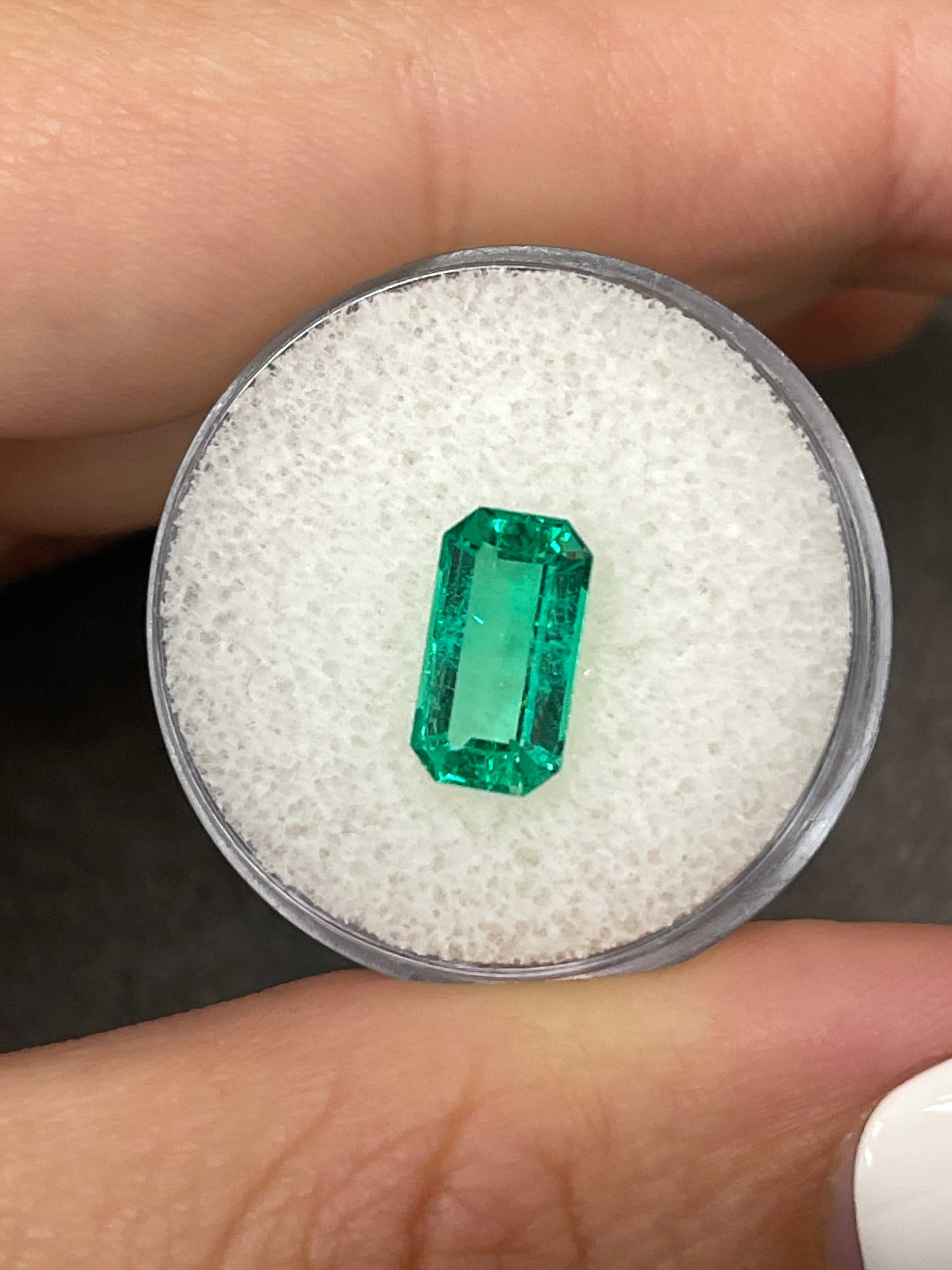 2.15 Carat 11x6 Luminous Elongated Emerald Cut with Clipped Corners - Image 4
