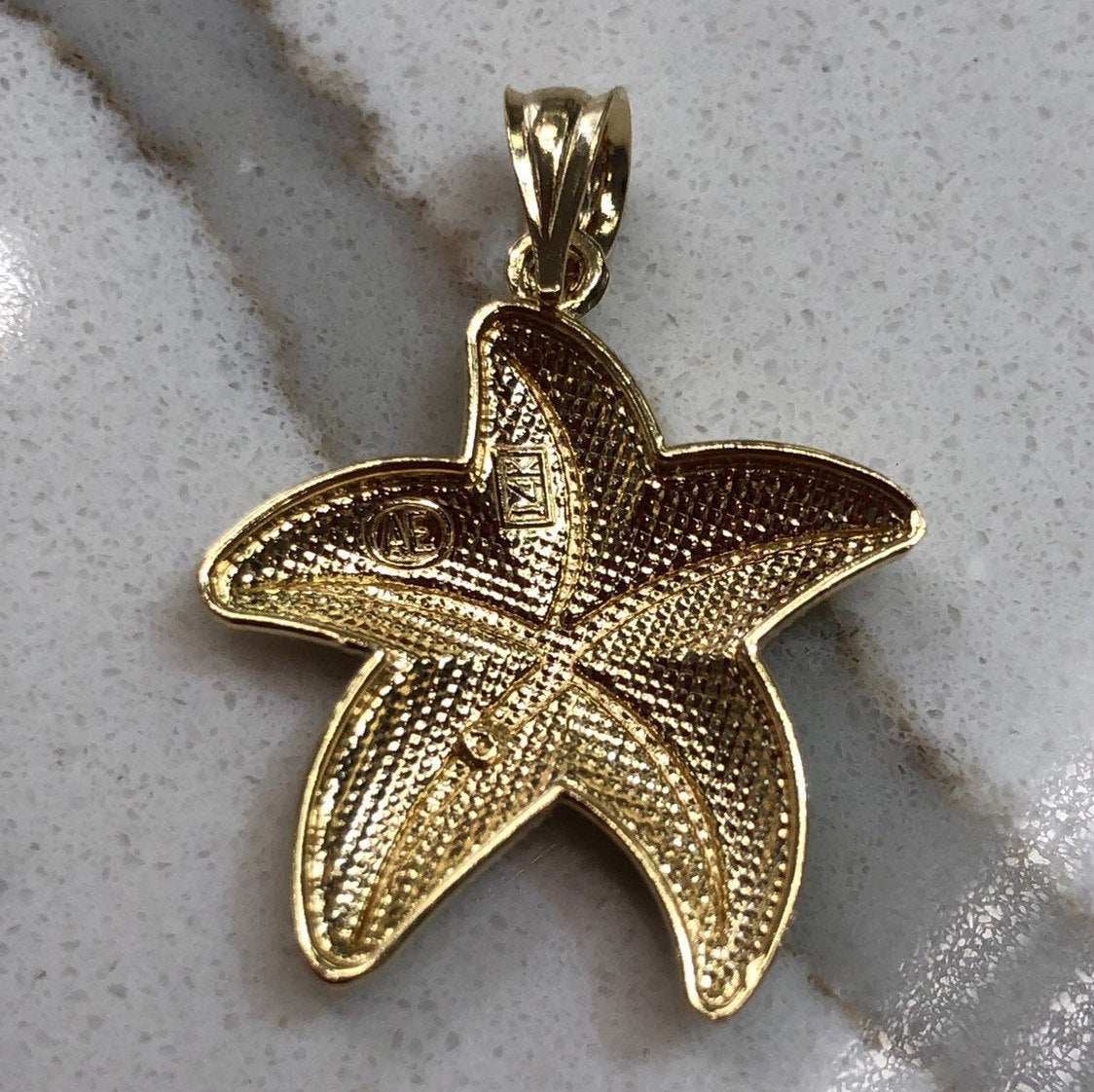 Starfish Pendant Yellow Gold 14K - Image 6